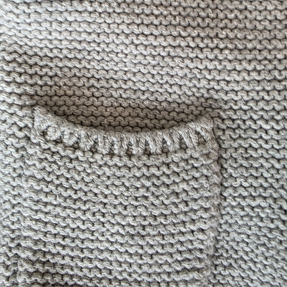 GAP Baby Knit Hooded Cardigan - Light Gray - Picture 7 of 10